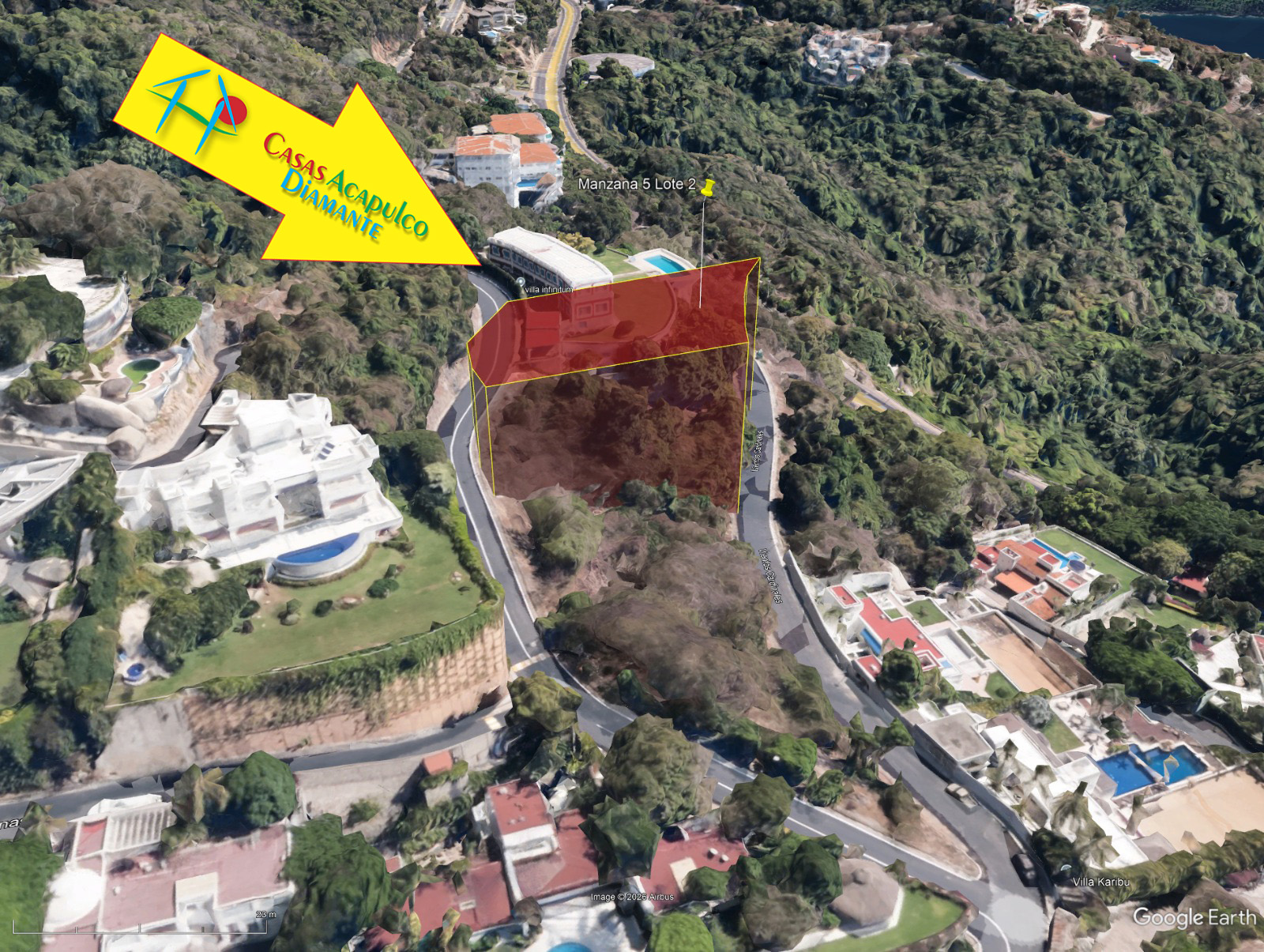 Terreno Las Brisas Altas Manzana 5 Lote 2 - Ubicación satelital 8